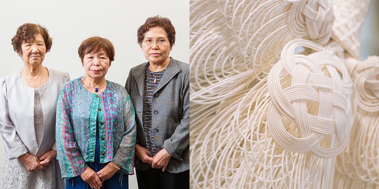 Andō Kayoko・Murakami Mieko・Tōchi Yōko(Iyo Mizuhiki Kinpū Cooperative)